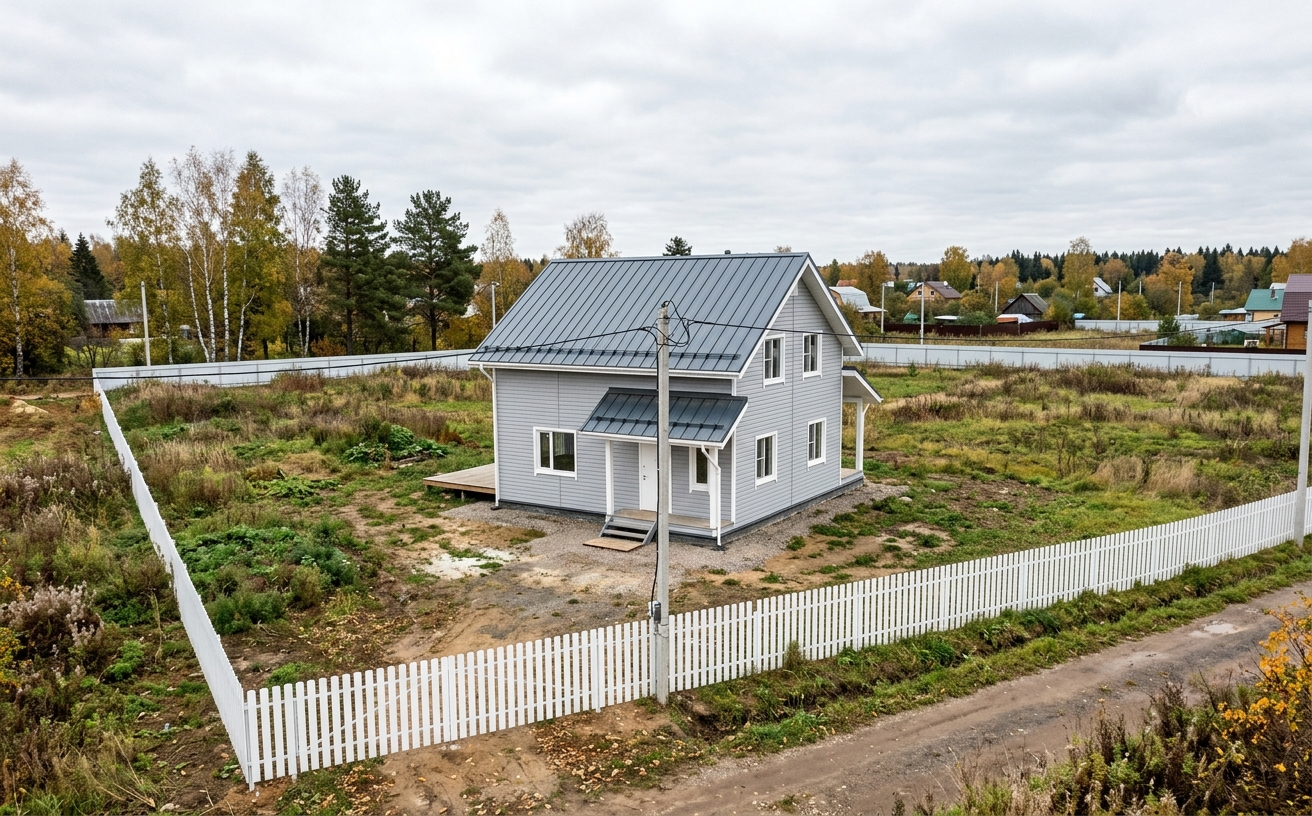 Участок до применения garden
