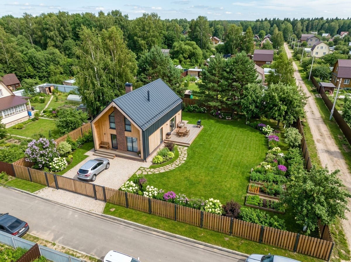 Планировка участка 9 соток